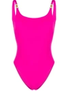 Versace One-piece Swimsuit In Pink