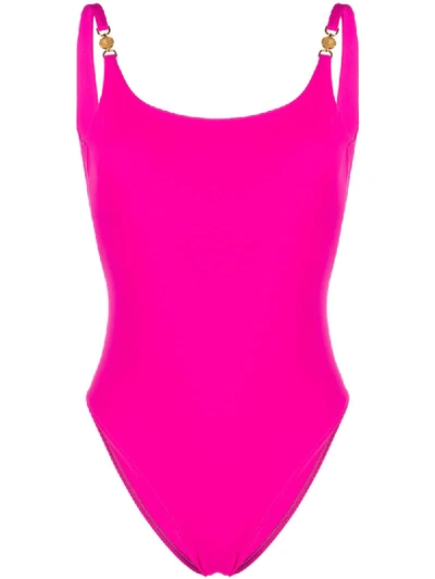 Versace One-piece Swimsuit In Pink