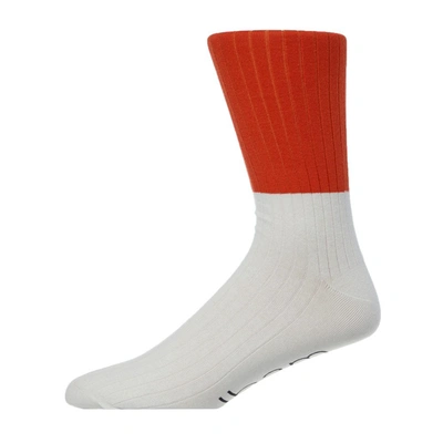 Albam Socks Colour Blocked In Red