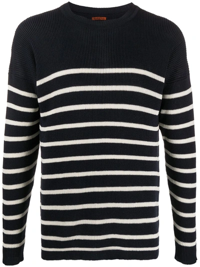 Barena Venezia Striped Print Jumper In Blue