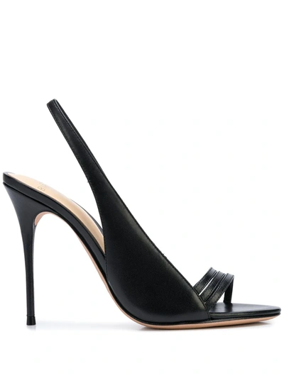 Alexandre Birman Lenny 100mm Sandals In Black