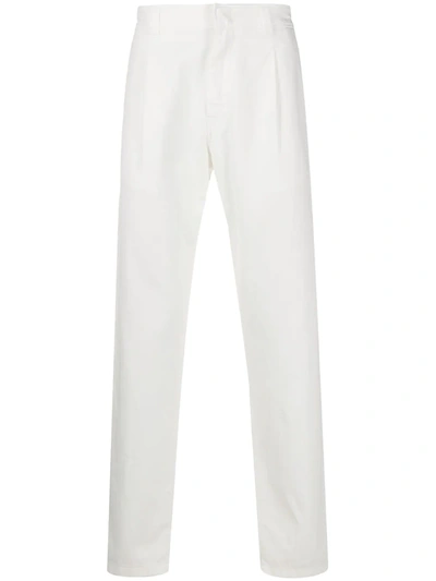 Department 5 Straight Leg Trousers In White