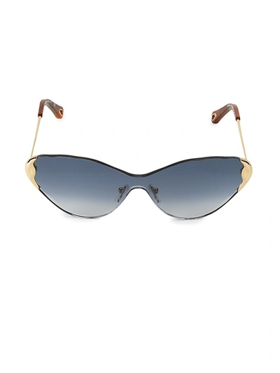 Chloé Curtis 60mm Cat Eye Sunglasses In Gold