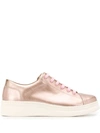 Camper Runner Up Metallic Trainers In Pink