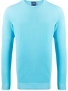 Fedeli Round Neck Jumper In Blue