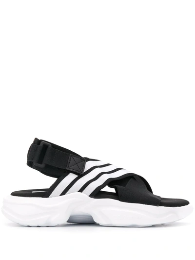 Adidas Originals Stripe Detail Sneakers In Black