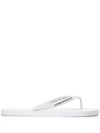 Ea7 Sea World Core Flip Flops In White