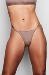 Skims Fits Everybody T-string Thong In Umber
