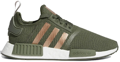 Pre-owned Adidas Originals  Nmd R1 Base Green (w) In Base Green/core Black/ice Purple