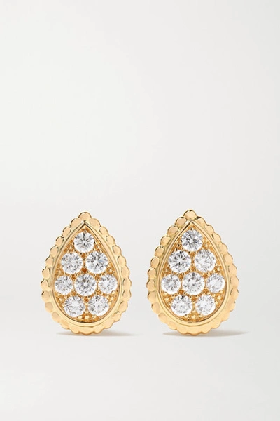 Boucheron Serpent Bohème 18-karat Gold Diamond Earrings