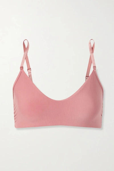 Commando Butter Stretch-modal Soft-cup Bra In Antique Rose