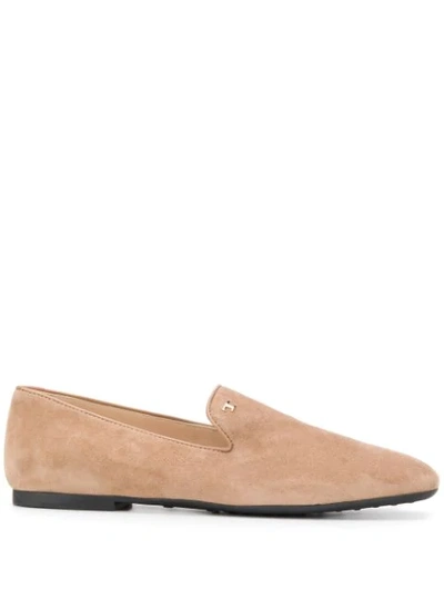 Tod's Slipper Gold Monogram - Beige
