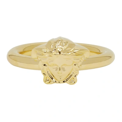 Versace Gold Medusa Ring In D00o Gold