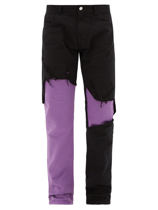 raf simons black purple