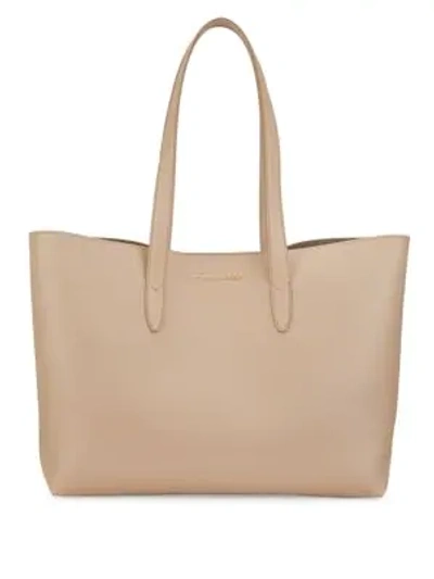Dolce & Gabbana Women's Leather Tote In Light Pink