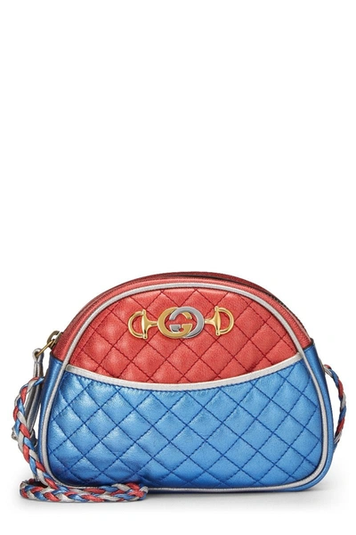 Pre-owned Gucci Multicolor Metallic Leather Shoulder Bag
