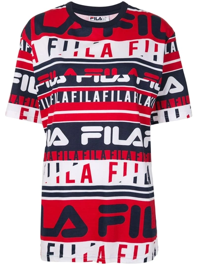 Fila Pip Cotton Logo-print T-shirt In Fil.410