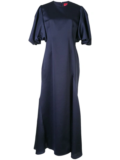 Solace London Rani Maxi Dress In Blue