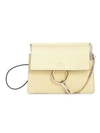 Chloé Women's Mini Faye Leather & Suede Shoulder Bag In Raffia