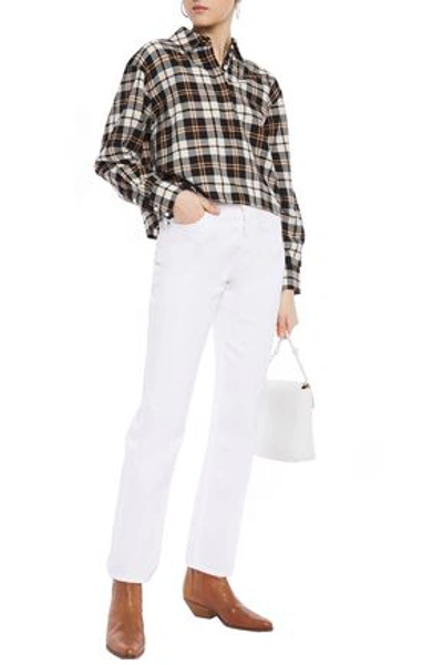 American Vintage High-rise Straight-leg Jeans In White