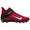 Nike Alpha Menace Pro 2 Mid Men's Football Cleats In University Red,black,white