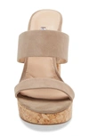 Charles David Women's Jinx High-heel Platform Sandals In Truffle Suede