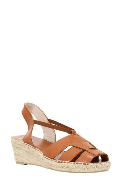 Andre Assous Andres Assous Women's Dorit Strappy Espadrille Wedge Sandals In Cuero Leather