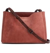 Rag & Bone Passenger Leather Crossbody Bag In Dusty Pink