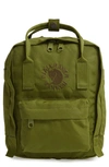 Fjall Raven Mini Re-kanken Water Resistant Backpack In Spring Green