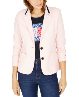 tommy hilfiger pink blazer