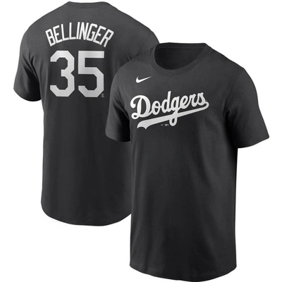 Nike Men's Cody Bellinger Los Angeles Dodgers Name And Number Player T-shirt In Black