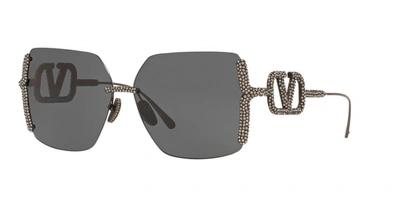 Valentino Woman Sunglasses Va2038 In Smoke