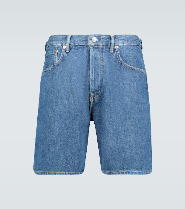 denim shorts dark blue