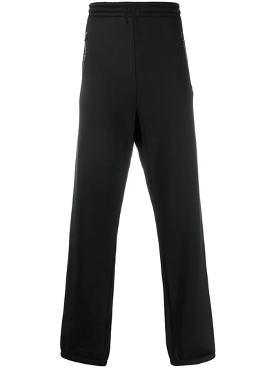 Acne Studios Technical Logo-zip Sweatpants Black