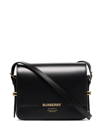 Burberry Black Grace Small Leather Shoulder Bag