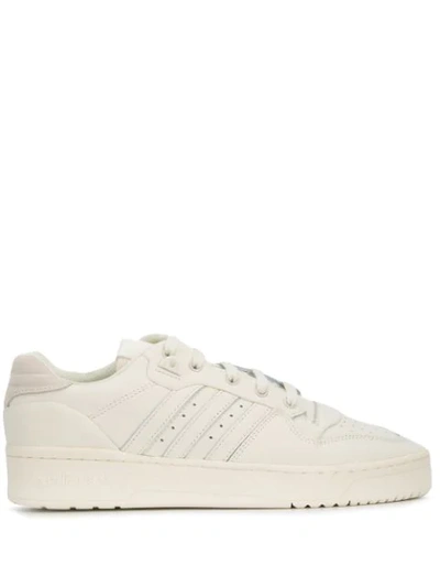 Adidas Originals Rivalry Low Sneakers In White Leather