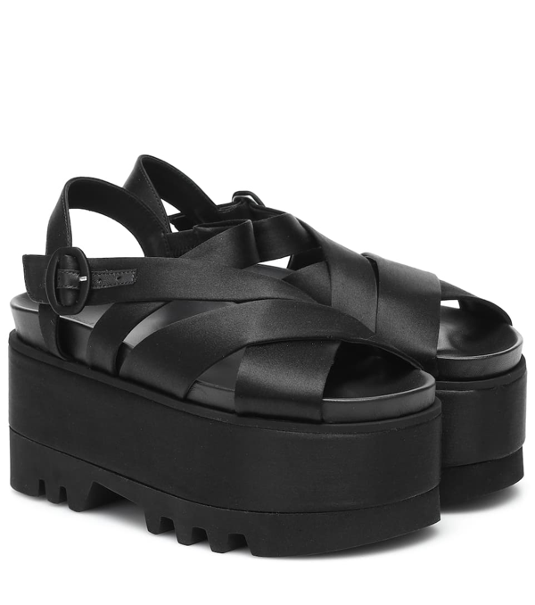 Simone Rocha Platform Sandals In Black | ModeSens