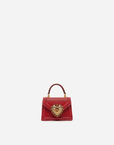 Dolce & Gabbana Devotion Bag In Red