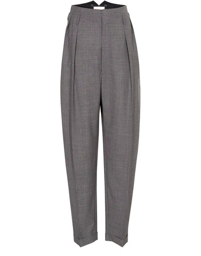 Maison Margiela Wool Pants In Grey