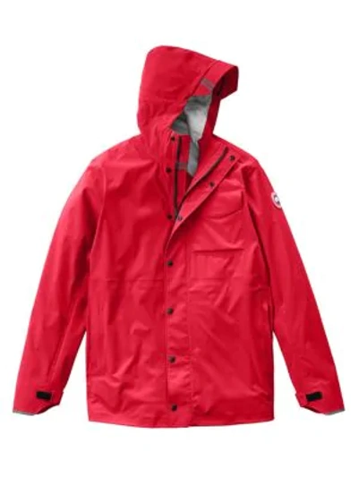 Canada Goose Nanaimo Waterproof Rain Jacket In Red