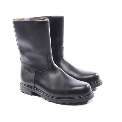 Pre-owned Ludwig Reiter Black Leather Ankle Boots