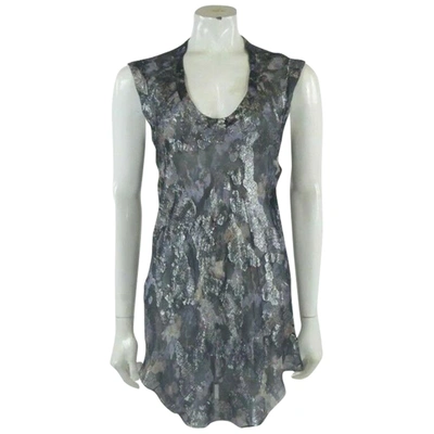 Pre-owned Isabel Marant Silk Tunic In Silver