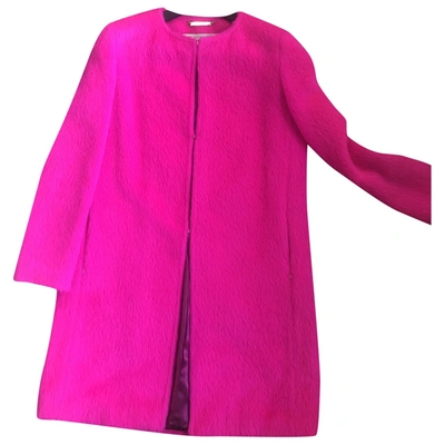 Pre-owned Francesco Scognamiglio Pink Wool Coat