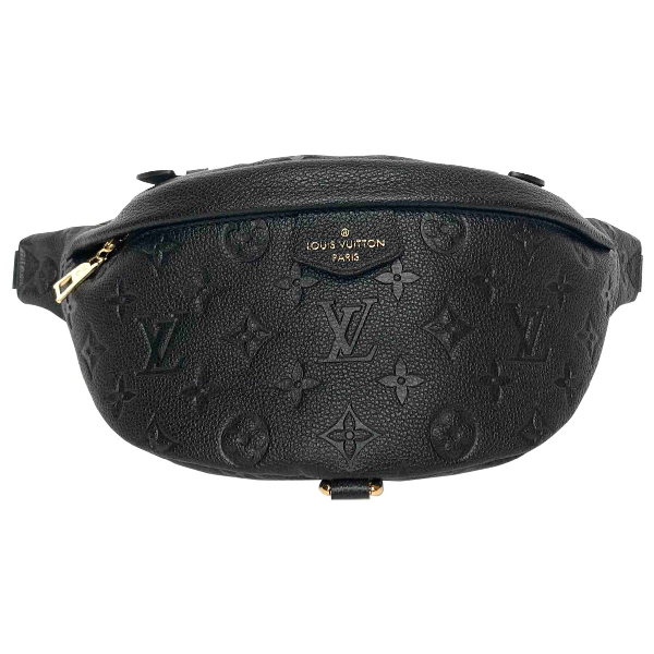 Pre-Owned Louis Vuitton Bum Bag / Sac Ceinture Black Leather Clutch Bag | ModeSens