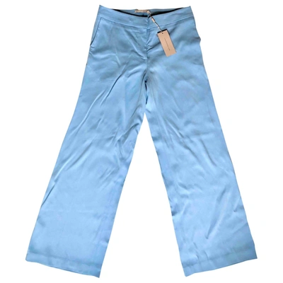 Pre-owned Christopher Kane Large Trousers In Blue