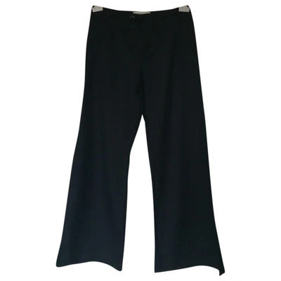 Pre-owned Balenciaga Wool Large Pants In Anthracite
