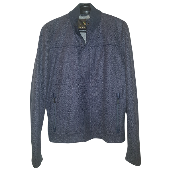 Pre-Owned Loro Piana Blue Cashmere Jacket | ModeSens