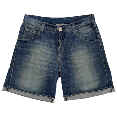 Pre-owned Pinko Short Jeans In Blue