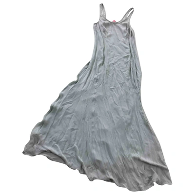 Pre-owned Sass & Bide Silk Maxi Dress In Grey