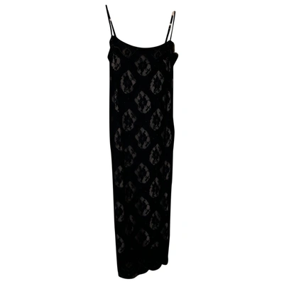 Pre-owned Agent Provocateur Lace Mid-length Dress In Black